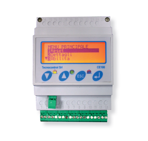 CE100 CENTRAL UNIT ESTENDIBLE FROM 2 UP TO 6 SENSORS