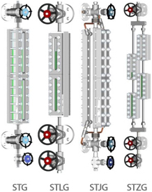 TRANSPARENT TYPE LEVEL GAUGE